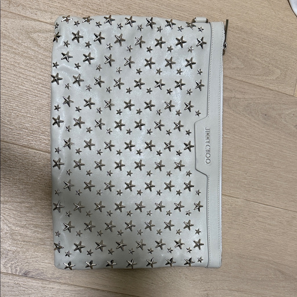 Jimmy Choo Silver Star Clutch
